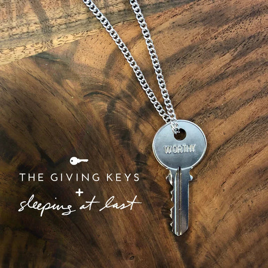 ENNEAGRAM 3 - "WORTHY" KEY NECKLACE
