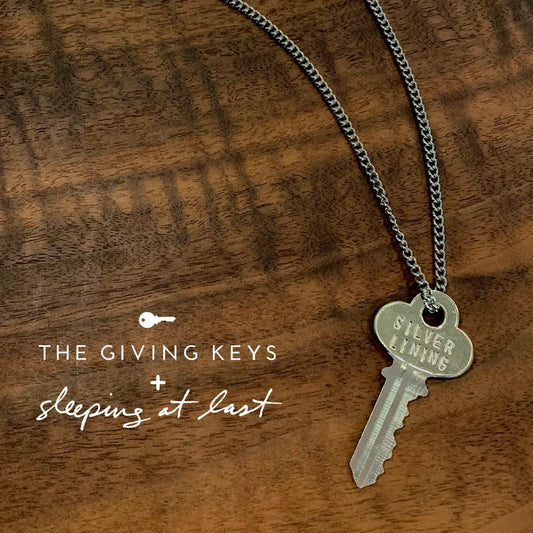 Enneagram 7 - "SILVER LINING" Key Necklace